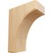 Ekena Millwork 3 1/2"W x 6"D x 8"H Clarksville Bracket, Red Oak BKTW04X06X08CVRO - alternate 1